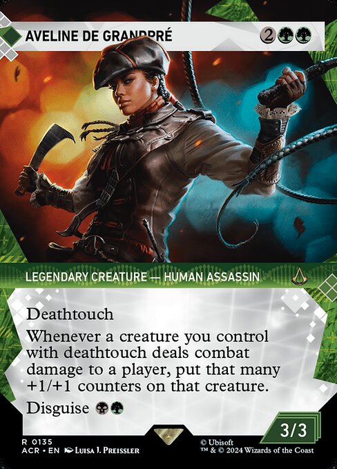 Aveline de Grandpré XACR-135 Rare Near Mint Englisch Foil