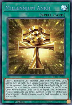 Millennium Ankh INFO-053 Secret Rare Excellent Englisch 1. Auflage