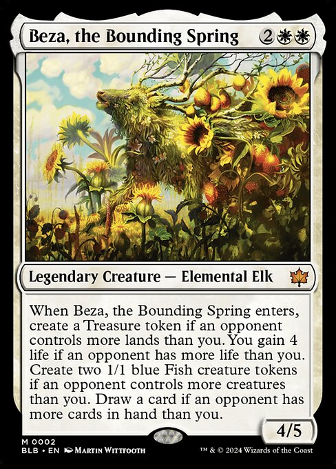 Beza, the Bounding Spring BLB-2 Mythic Near Mint Englisch Foil