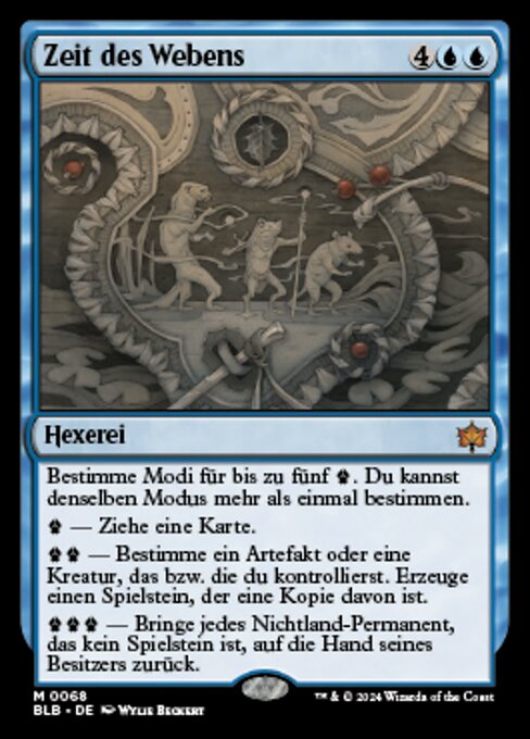 Zeit des Webens BLB-68 Mythic Near Mint Deutsch