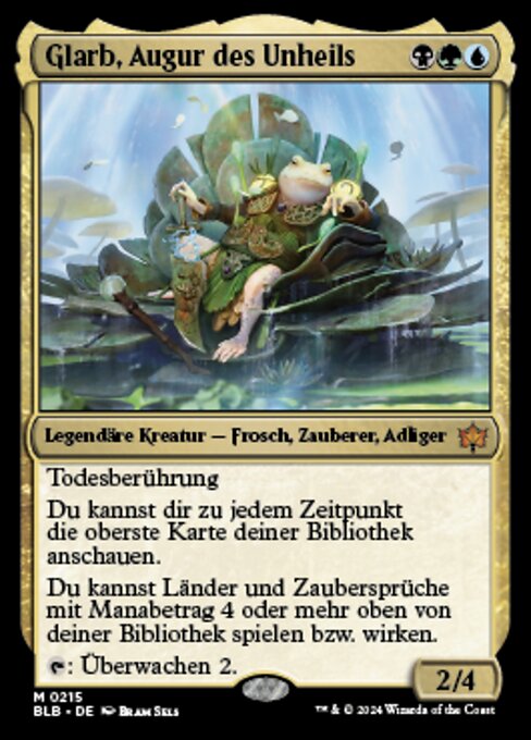 Glarb, Augur des Unheils BLB-215 Mythic Excellent Deutsch
