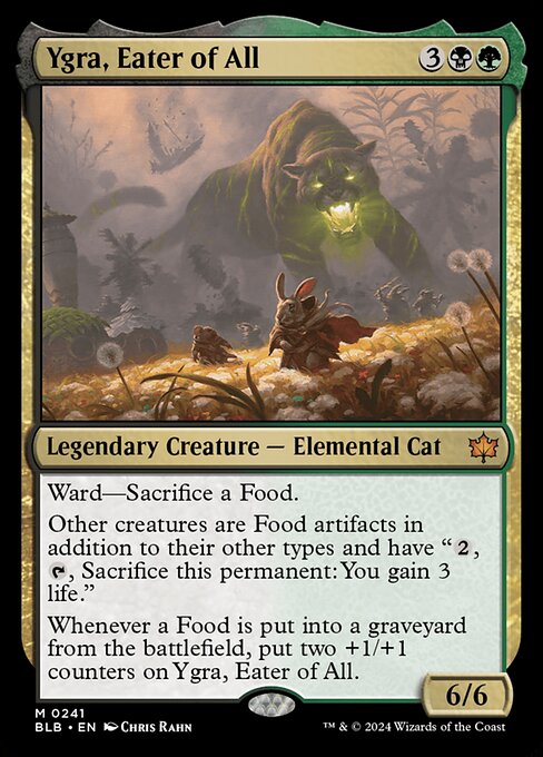 Ygra, Eater of All BLB-241 Mythic Excellent Englisch
