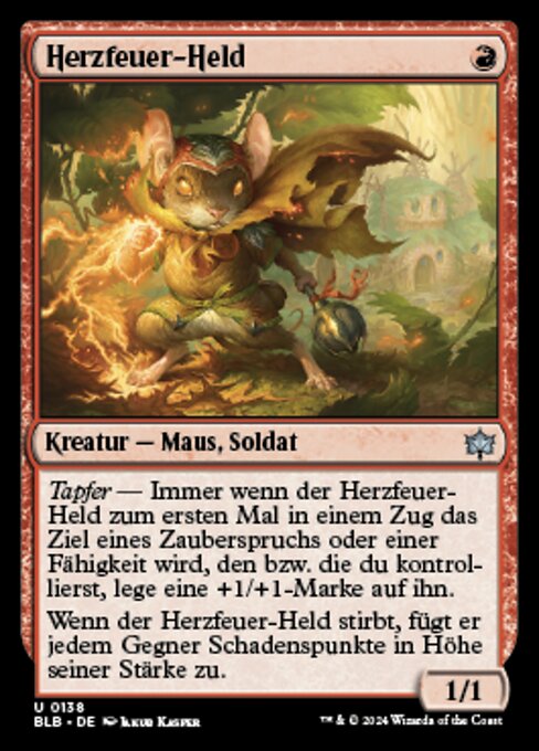 Herzfeuer-Held BLB-138 Uncommon Near Mint Deutsch