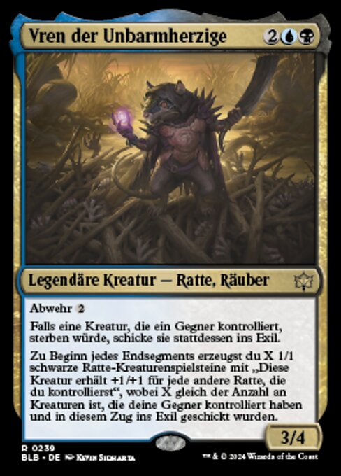 Vren der Unbarmherzige BLB-239 Rare Near Mint Deutsch