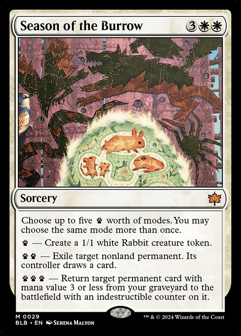 Season of the Burrow BLB-29 Mythic Good Englisch