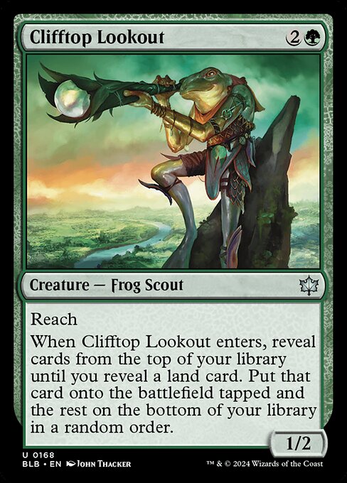 Clifftop Lookout BLB-168 Uncommon Excellent Englisch Foil