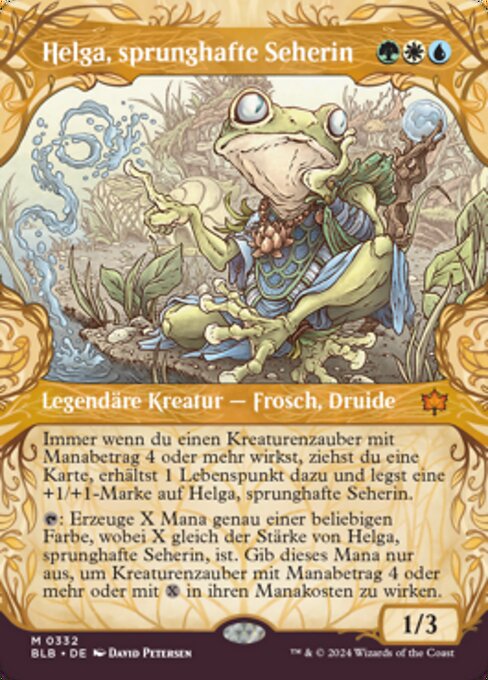 Helga, sprunghafte Seherin XBLB-332 Mythic Near Mint Deutsch