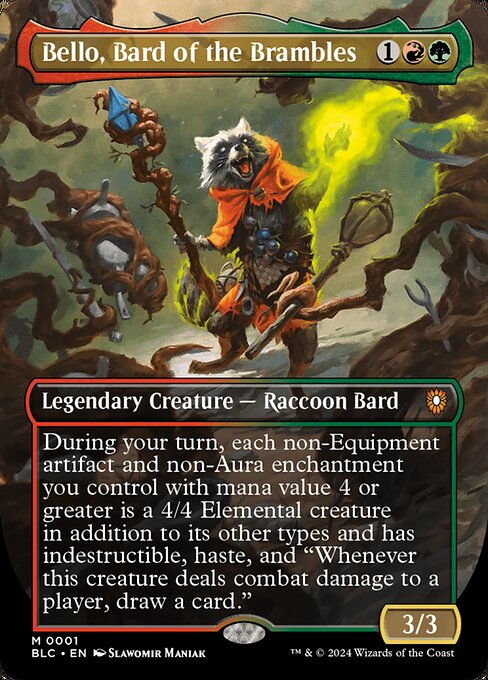 Bello, Bard of the Brambles BLC-1 Mythic Near Mint Englisch Foil