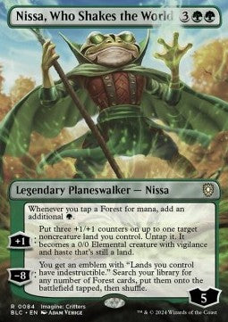 Nissa, Erschütterin der Welt (V.1) XBLC-84 Rare Near Mint Englisch Foil