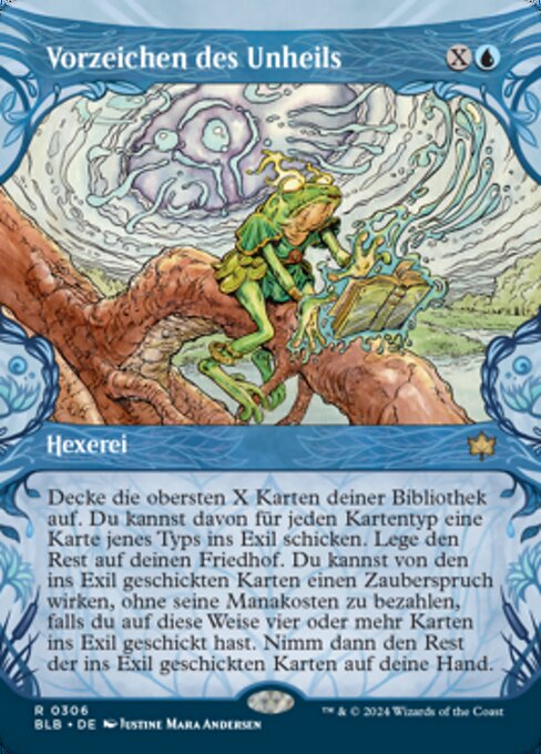 Vorzeichen des Unheils XBLB-306 Rare Excellent Deutsch