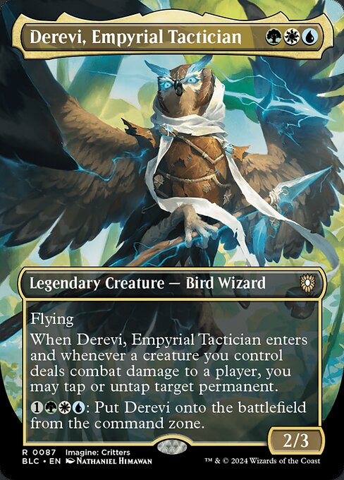 Derevi, Empyrial Tactician XBLC-87 Rare Excellent Englisch