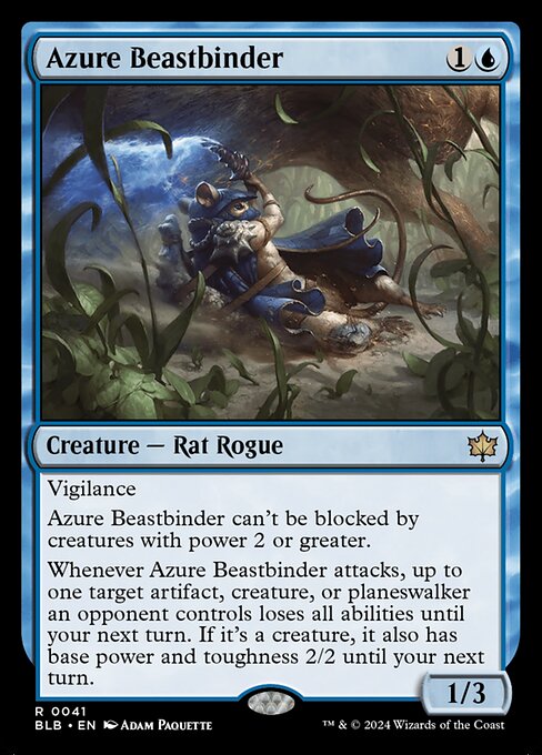 Azure Beastbinder BLB-41 Rare Excellent Englisch