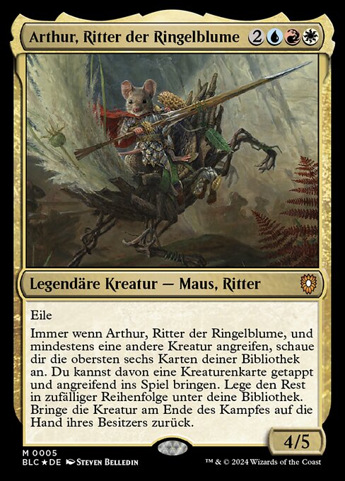 Arthur, Ritter der Ringelblume BLC-5 Mythic Near Mint Deutsch Foil