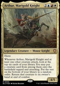 Arthur, Marigold Knight BLC-5 Mythic Near Mint Englisch Foil