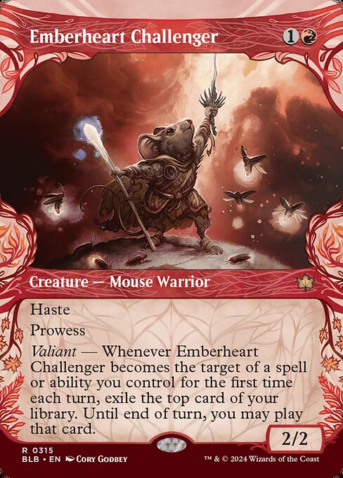 Emberheart Challenger XBLB-315 Rare Near Mint Englisch