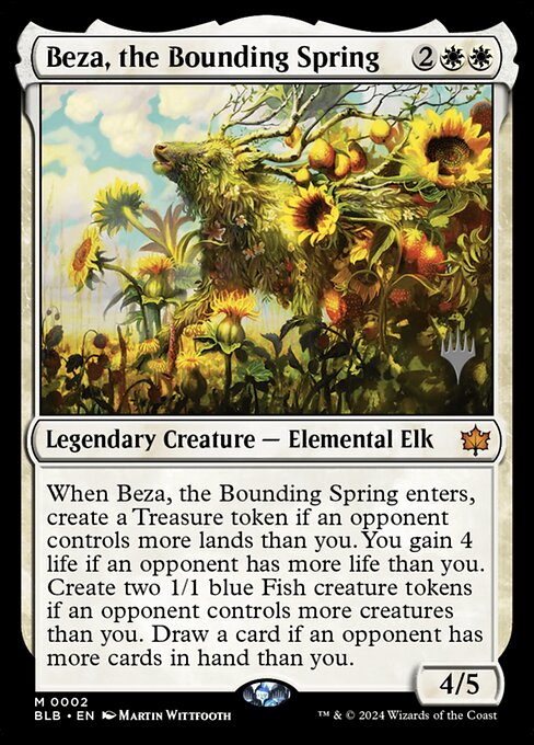 Beza, the Bounding Spring PBLB-2 Mythic Good Englisch Foil