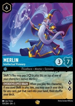 Merlin - Intellectual Visionary 5SSK-159 Legendary Near Mint Englisch