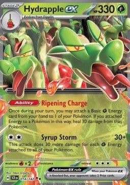 Hydrapple ex SCR-014 Double Rare Excellent Deutsch