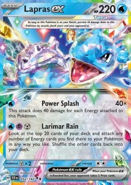 Lapras ex SCR-032 Double Rare Excellent Deutsch