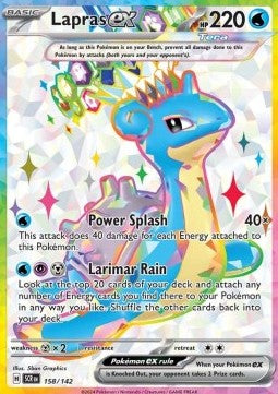 Lapras ex SCR-158 Ultra Rare Excellent Englisch