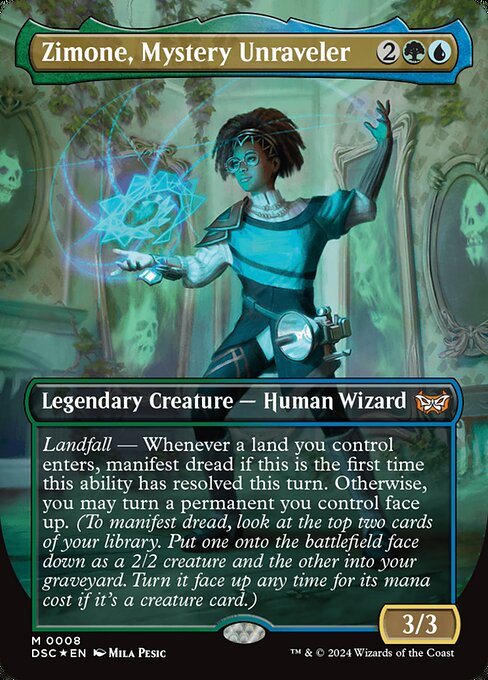 Zimone, Mystery Unraveler DSC-8 Mythic Near Mint Englisch