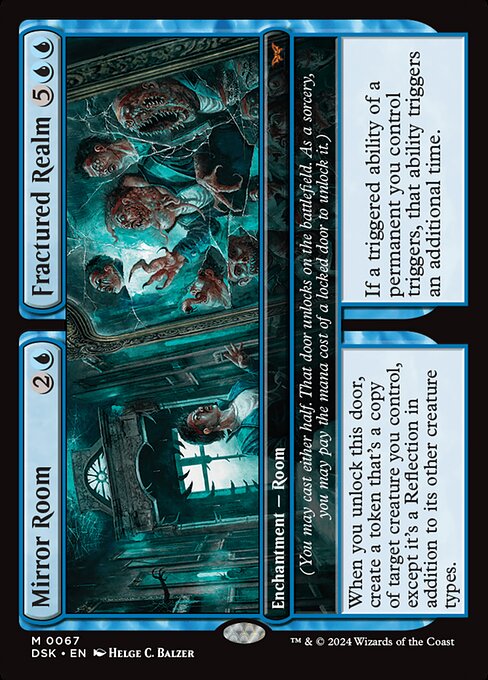 Mirror Room // Fractured Realm DSK-67 Mythic Near Mint Englisch Foil