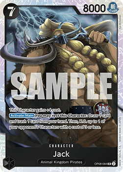 Jack (OP08-084) (V.1) OP08 Super Rare Good Englisch