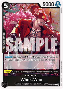 Who's.Who (OP08-091) OP08 Near Mint Englisch