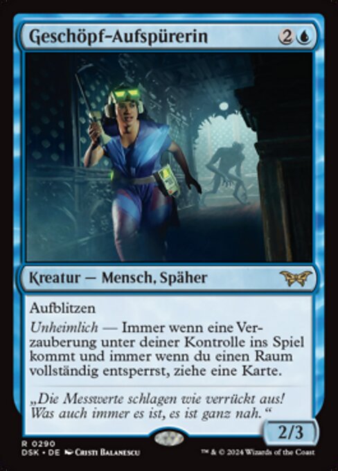Geschöpf-Aufspürerin (V.1) XDSK-290 Rare Near Mint Deutsch Foil