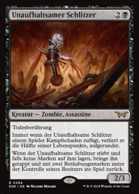 Unaufhaltsamer Schlitzer XDSK-294 Rare Excellent Deutsch