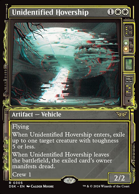 Unidentified Hovership XDSK-305 Rare Excellent Englisch