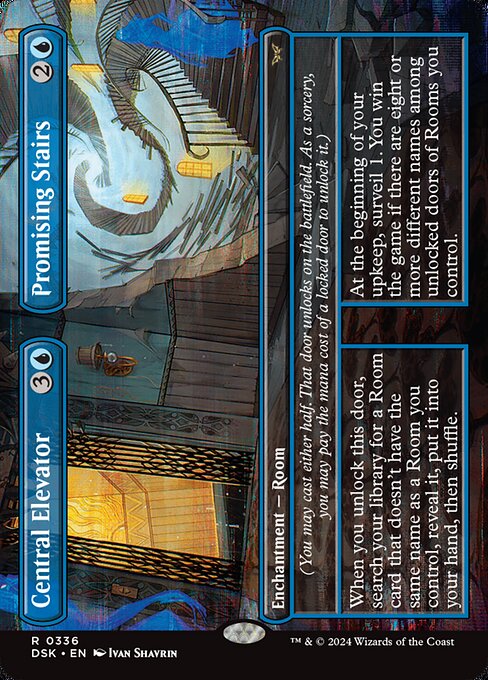 Central Elevator // Promising Stairs XDSK-336 Rare Near Mint Englisch Foil