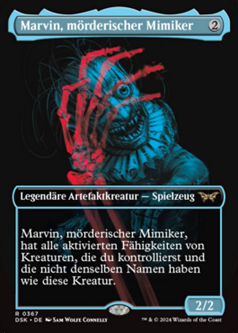 Marvin, mörderischer Mimiker XDSK-367 Rare Near Mint Deutsch