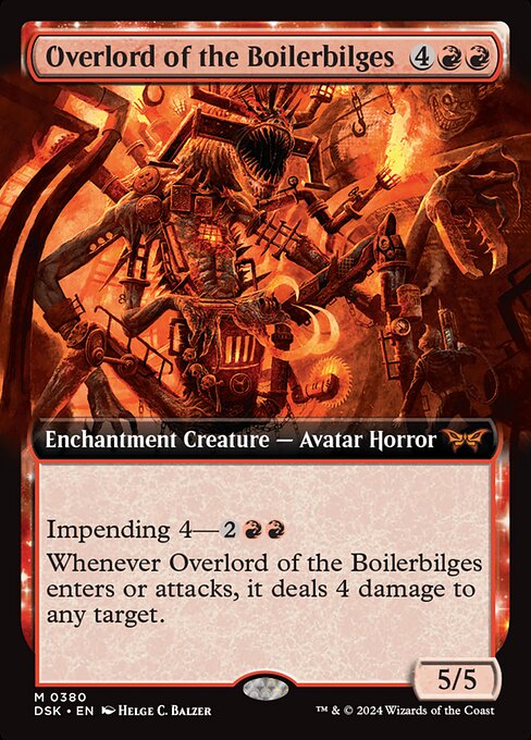 Overlord of the Boilerbilges XDSK-380 Mythic Near Mint Englisch Foil