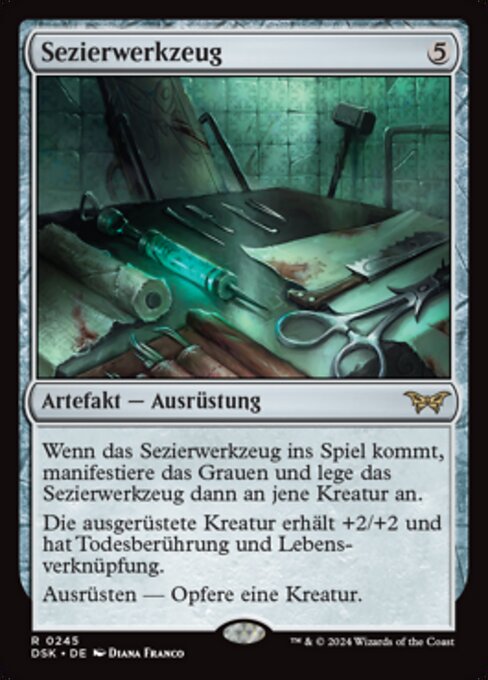 Sezierwerkzeug DSK-245 Rare Near Mint Deutsch
