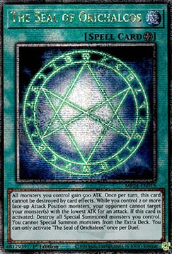 The Seal of Orichalcos MP24-EN015 Quarter Century Secret Rare Near Mint Englisch 1. Auflage
