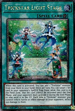 Trickstar-Lichtbühne MP24-046 Quarter Century Secret Rare Near Mint Deutsch 1. Auflage