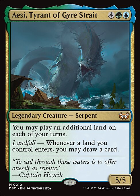 Aesi, Tyrant of Gyre Strait DSC-210 Mythic Near Mint Englisch