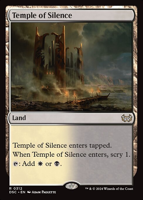 Temple of Silence DSC-312 Rare Near Mint Englisch