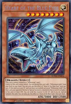 Heart of the Blue-Eyes ROTA-004 Secret Rare Near Mint Englisch 1. Auflage