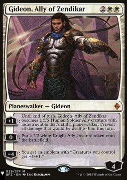 Gideon, Ally of Zendikar MB2R- Mythic Excellent Englisch