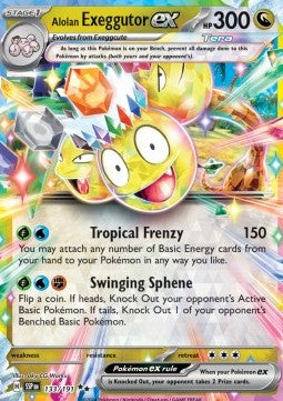 Alola-Kokowei ex SSP-133 Double Rare Excellent Deutsch