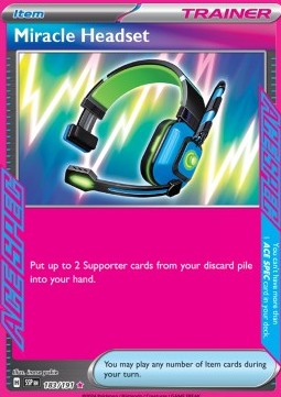 Miracle Headset SSP-183 ACE Rare Near Mint Englisch