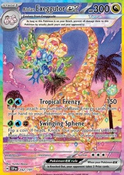 Alola-Kokowei ex SSP-242 Special Illustration Rare Near Mint Deutsch