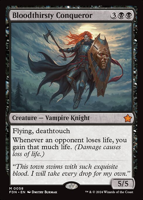 Bloodthirsty Conqueror FDN-58 Mythic Excellent Englisch