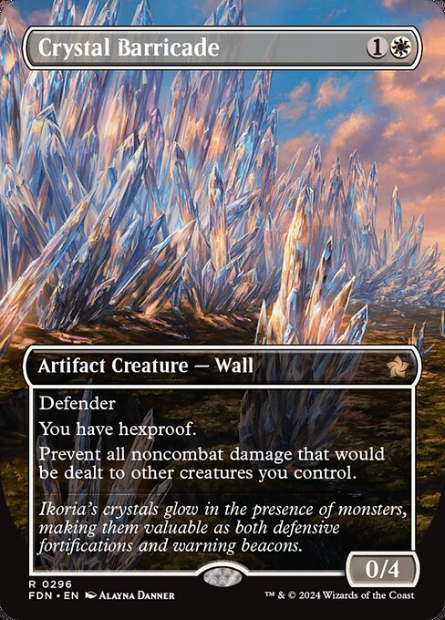 Crystal Barricade XFDN-296 Rare Near Mint Englisch Foil