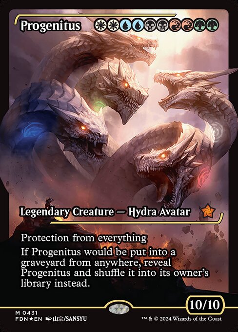 Progenitus XFDN-431 Mythic Good Japanisch Foil