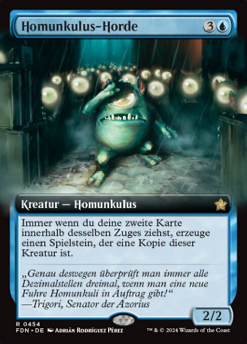 Homunkulus-Horde (V.3) XFDN-454 Rare Near Mint Deutsch