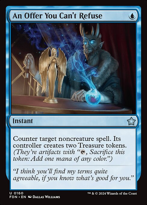 An Offer You Can't Refuse FDN-160 Uncommon Near Mint Englisch Foil
