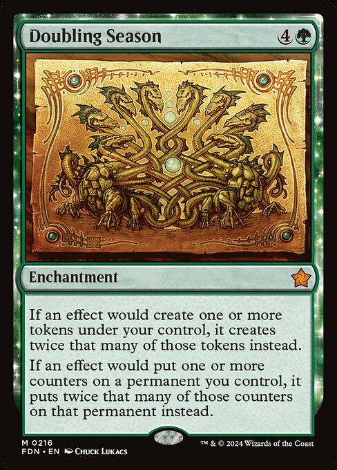 Doubling Season FDN-216 Mythic Excellent Englisch